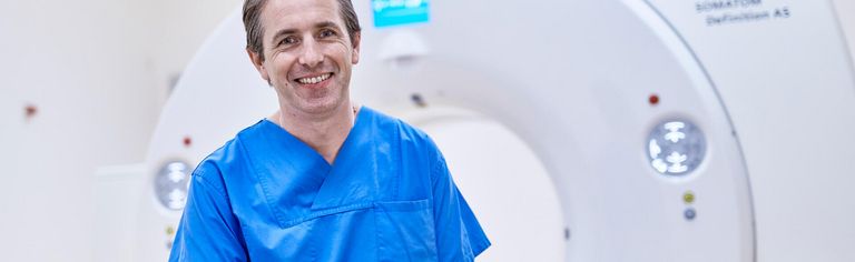 Prof. Sodian in CT Raum