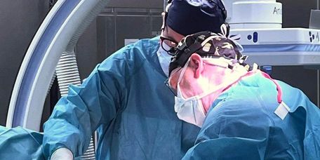 Ärzte während der OP