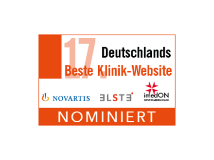 Deutschlands beste Klinik-Website: Wir sind nominiert