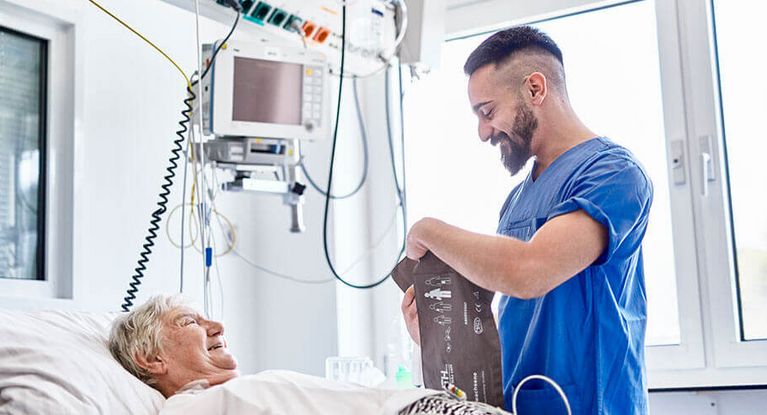 Untersuchung am Bett