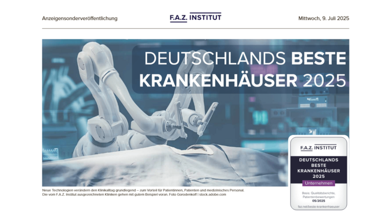 MEDICLIN Herzzentrum Lahr von F.A.Z. Institut ausgezeichnet
